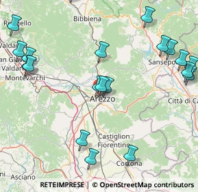 Mappa Via Evangelista Torricelli, 52100 Arezzo AR, Italia (21.934)