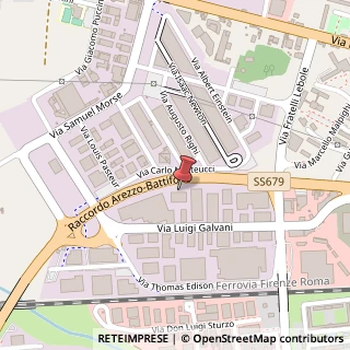 Mappa Via Luigi Galvani, 30, 52100 Arezzo, Arezzo (Toscana)