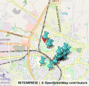 Mappa Via Catenaia, 52100 Arezzo AR, Italia (0.9265)
