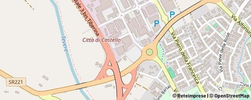 Mappa Città di Castello