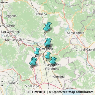 Mappa Via Madonna Laura, 52100 Arezzo AR, Italia (10.63429)