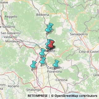 Mappa Via Madonna Laura, 52100 Arezzo AR, Italia (7.21667)