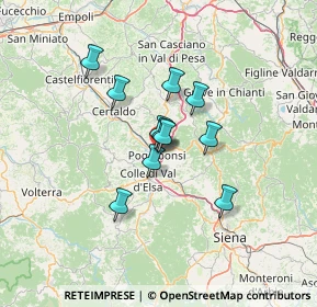 Mappa Via Salceto 99 Salceto, 53036 Poggibonsi SI, Italia (9.59727)