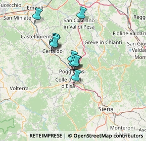 Mappa Via Salceto 99 Salceto, 53036 Poggibonsi SI, Italia (9.85636)