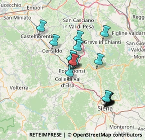 Mappa Via Salceto 99 Salceto, 53036 Poggibonsi SI, Italia (14.244)