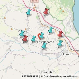 Mappa Via F. Miliani, 60022 Castelfidardo AN, Italia (3.52818)