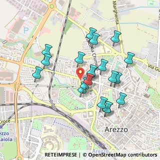 Mappa Via Marco Perennio, 52100 Arezzo AR, Italia (0.436)
