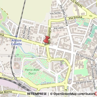 Mappa Via Marco Perennio, 15/D, 52100 Arezzo, Arezzo (Toscana)