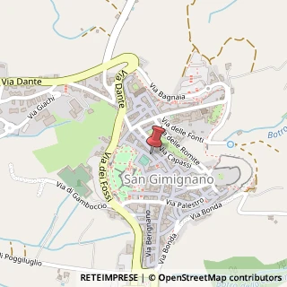 Mappa Via s. matteo 12, 53037 San Gimignano, Siena (Toscana)
