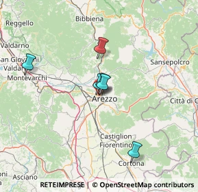 Mappa Via Alessandro Fleming, 52100 Arezzo AR, Italia (38.61941)