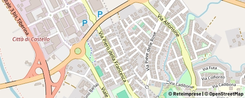 Mappa Città di Castello