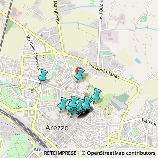 Mappa Piazza S. Domenico, 52100 Arezzo AR, Italia (0.495)