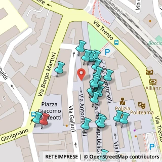 Mappa Via Antonio Frilli, 53036 Poggibonsi SI, Italia (0.03333)