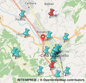 Mappa SS 3 Bis, 06012 Città di Castello PG (2.2525)