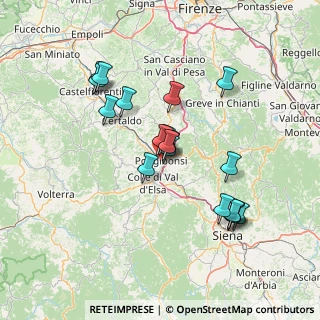 Mappa 53036 Poggibonsi SI, Italia (13.33526)