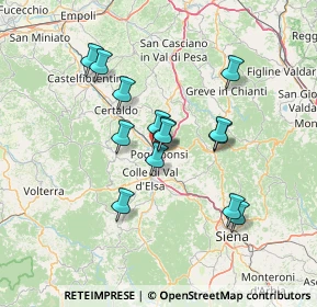 Mappa 53036 Poggibonsi SI, Italia (12.03929)