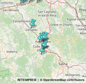 Mappa 53036 Poggibonsi SI, Italia (14.82455)