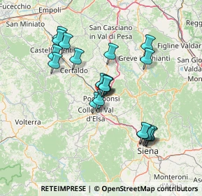 Mappa 53036 Poggibonsi SI, Italia (13.371)
