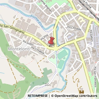 Mappa Via S. Gimignano, 70, 53036 Poggibonsi SI, Italia, 53036 Poggibonsi, Siena (Toscana)
