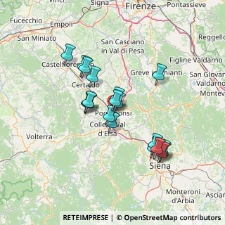 Mappa Ex SS2, 53036 Poggibonsi SI, Italia (12.55421)