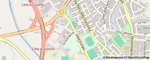 Mappa Città di Castello
