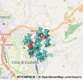 Mappa Piscine Comunali, 06012 Città di Castello PG, Italia (0.666)