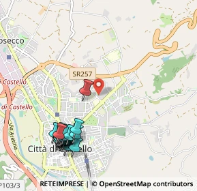 Mappa Piscine Comunali, 06012 Città di Castello PG, Italia (1.2675)