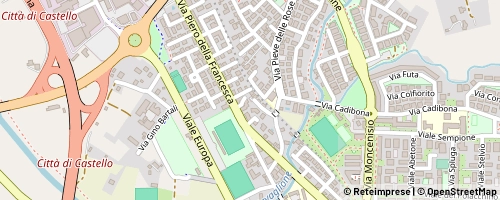 Mappa Città di Castello