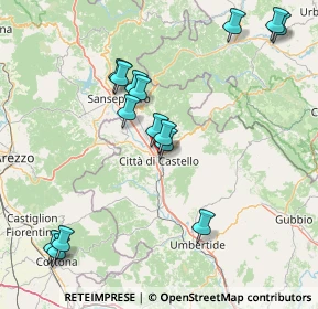 Mappa Via Cadibona, 06012 Città di Castello PG, Italia (17.73733)