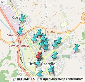 Mappa Via Cadibona, 06012 Città di Castello PG, Italia (0.90059)
