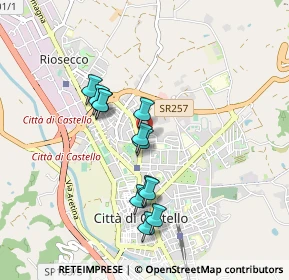 Mappa Via Cadibona, 06012 Città di Castello PG, Italia (0.7925)