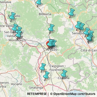 Mappa Via G. Vico, 52100 Arezzo AR, Italia (22.039)