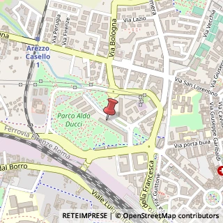 Mappa Via Monte Falco, 26, 52100 Arezzo, Arezzo (Toscana)
