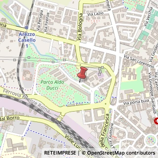Mappa Via Monte Falco,  26, 52100 Arezzo, Arezzo (Toscana)