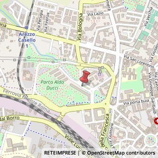 Mappa Via Monte Falco, 26, 52100 Arezzo, Arezzo (Toscana)