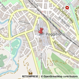 Mappa Vicolo del Poggiarello, 25, 53036 Poggibonsi, Siena (Toscana)