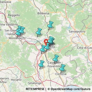 Mappa Via Thomas Edison, 52100 Arezzo AR, Italia (12.89308)