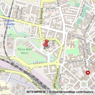 Mappa Via Monte Falco, 33, 52100 Arezzo, Arezzo (Toscana)