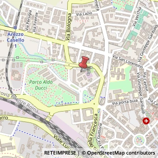 Mappa Via Monte Cervino, 14, 52100 Arezzo, Arezzo (Toscana)