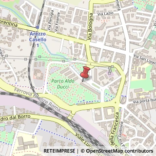 Mappa Via Monte Falco, 16, 52100 Arezzo, Arezzo (Toscana)