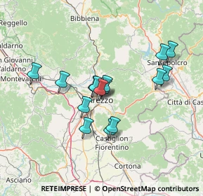 Mappa Via Ricasoli, 52100 Arezzo AR, Italia (11.72133)