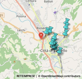 Mappa SS221, 06012 Città di Castello PG, Italia (1.62923)