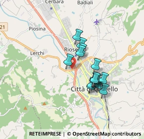 Mappa SS221, 06012 Città di Castello PG, Italia (1.392)
