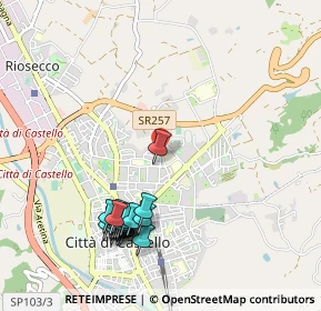 Mappa Via Bracco, 06012 Città di Castello PG, Italia (1.141)