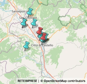 Mappa Via Bracco, 06012 Città di Castello PG, Italia (4.3825)