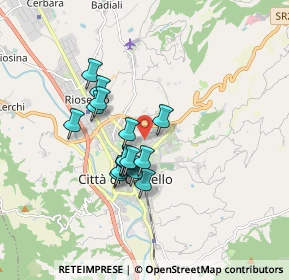 Mappa Via Bracco, 06012 Città di Castello PG, Italia (1.375)