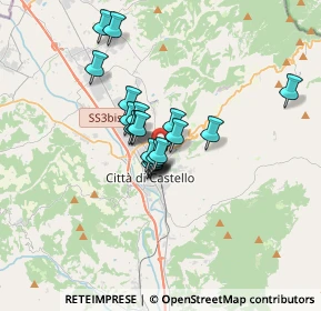 Mappa Via Bracco, 06012 Città di Castello PG, Italia (2.3235)
