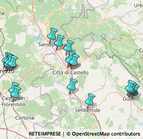 Mappa Via Bracco, 06012 Città di Castello PG, Italia (20.751)