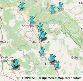 Mappa Via Bracco, 06012 Città di Castello PG, Italia (18.889)