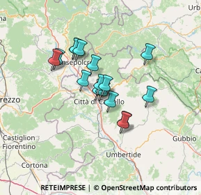 Mappa Via Bracco, 06012 Città di Castello PG, Italia (10.06063)